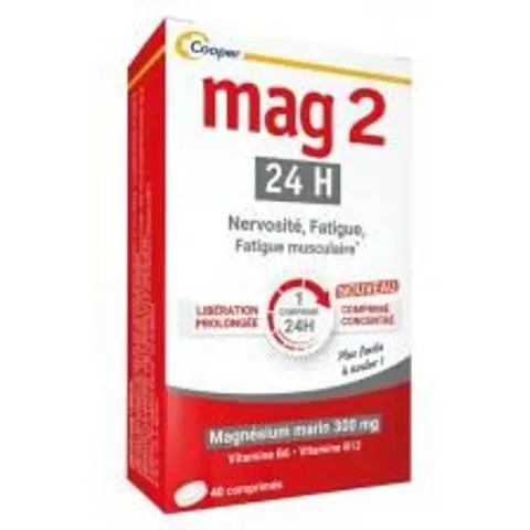 MAG 2 24H x40 - Boîte 40 comprimés – image 2
