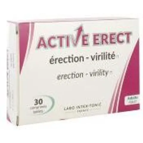 Labo Intex-Tonic Active Erect Erection et Virilité 30 Comprimés - Boîte 30 comprimés – image 2