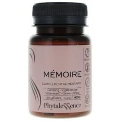 Phytalessence Mémoire - Pot 30 gélules – image 2