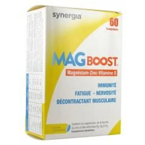 Synergia Mag Boost 60 Comprimés - Boîte 60 comprimés – image 2