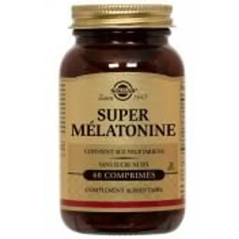 Solgar Super Mélatonine 60 Comprimés - Flacon 60 comprimés – image 2