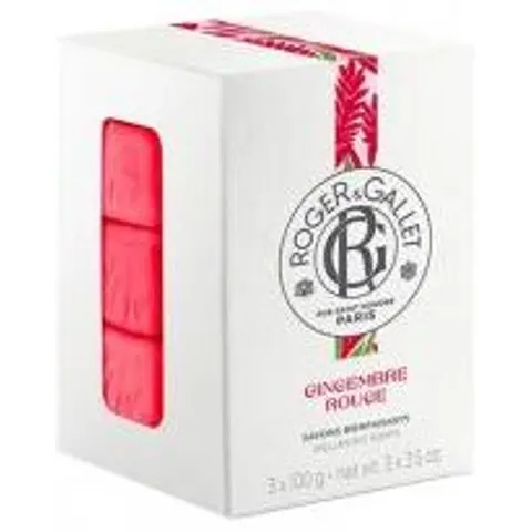 Roger & Gallet - Gingembre Rouge - Coffret Savons Bienfaisants – image 4