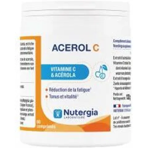 Nutergia Acerol C 60 Comprimés - Pot 60 comprimés – image 2