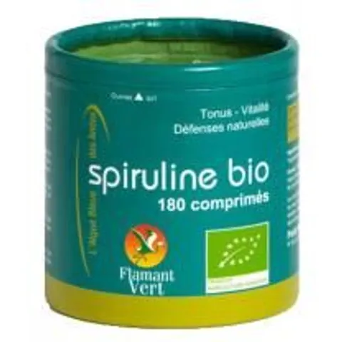 Flamant Vert Spiruline Bio 180 Comprimés - Boîte 180 comprimés – image 2