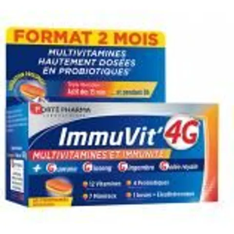Forté Pharma ImmuVit' 4G 60 Comprimés - Pot 60 comprimés – image 2