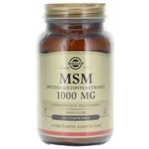 Solgar MSM 1000 mg - Flacon 60 comprimés – image 2