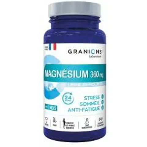 Granions Magnésium 360 mg - Pot 60 comprimés – image 2