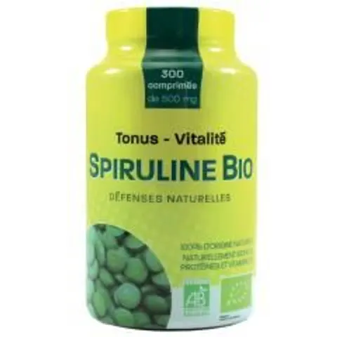 PharmUp Spiruline Bio 300 Comprimés - Boîte 300 comprimés – image 2