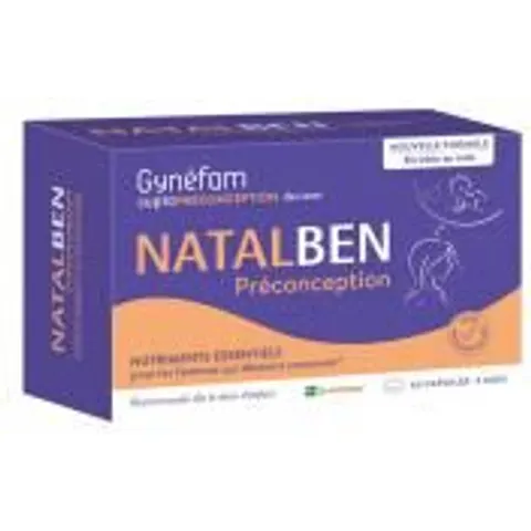 Effik Natalben Préconception 60 Capsules - Boîte 60 capsules – image 2