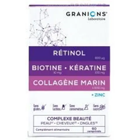 Granions Complexe Beauté 60 Comprimés - Boîte 60 comprimés – image 2