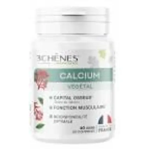 Les 3 Chênes Calcium Végétal 60 Comprimés - Pot 60 comprimés – image 2