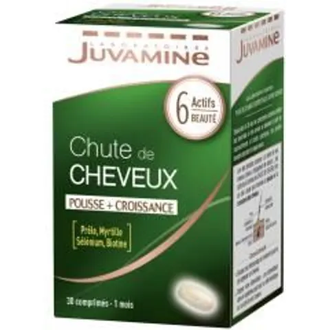 Juvamine Chute de Cheveux 30 Comprimés - Pot 30 Comprimés – image 2