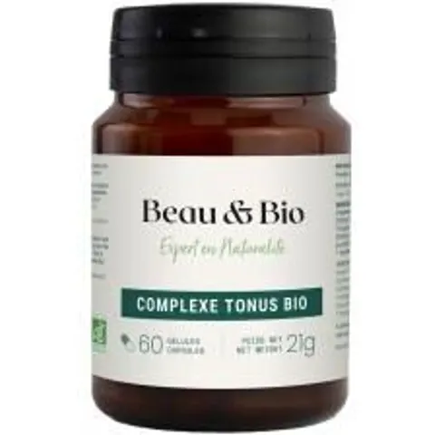 Beau & Bio le Complexe Tonus - Pot 60 gélules – image 2