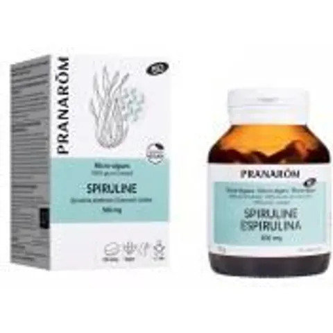 Pranarôm Micro-Algues Spiruline Bio 150 Comprimés - Boîte 150 comprimés – image 2