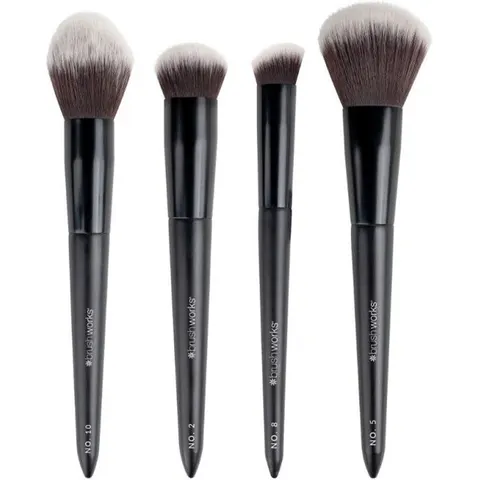 Brushworks Buff and Blend Face Set kit de pinceaux – image 3