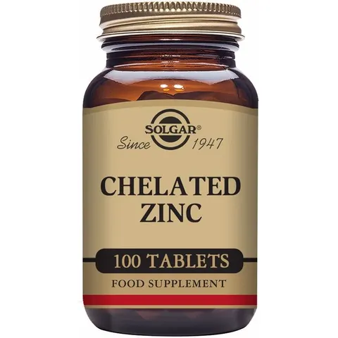 Solgar Comprimés de Zinc Chélaté 100 u – image 2