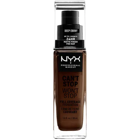 Nyx Professional Make Up CAN’T Stop WON’T Stop full coverage foundation #deep ebony – image 2