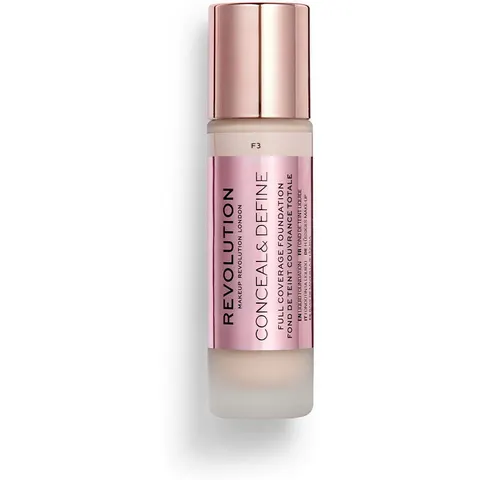 Revolution Make Up Conceal & Define full coverage foundation #F3 – image 2