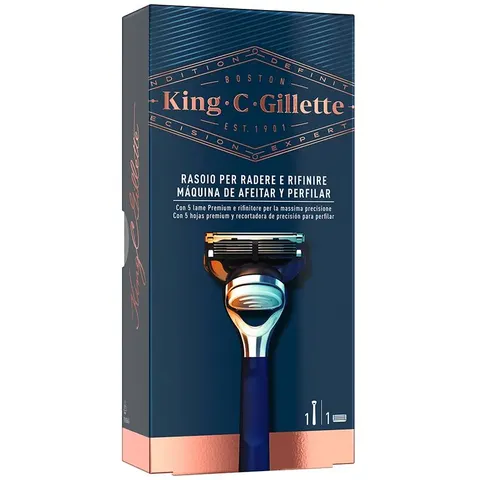 Gillette King shave & edging razor 1 pz – image 2