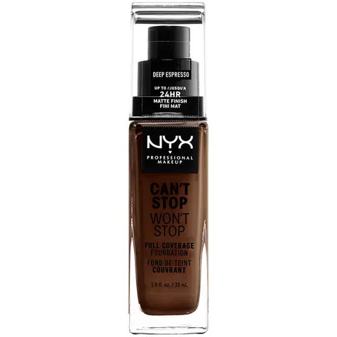 Nyx Professional Make Up CAN’T Stop WON’T Stop full coverage foundation #deep espresso – image 2