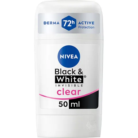 Nivea Black & White Invisible déodorant stick 50 ml – image 2