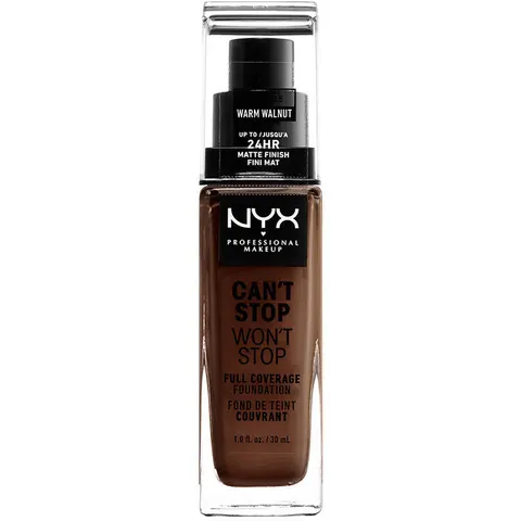 Nyx Professional Make Up CAN’T Stop WON’T Stop full coverage foundation #warm walnut – image 2