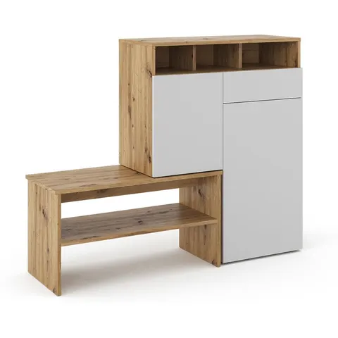 Vicco Armoire à chaussures Marron 124.5x102cm – image 2