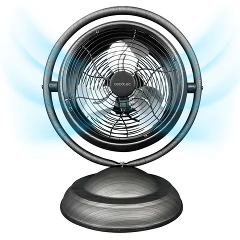 Cecotec ventilateur de table fixe bois 20 W 3 vitesses – image 2
