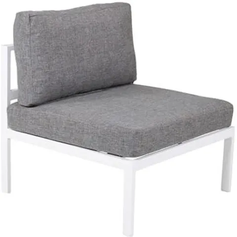 Module Canapé de Jardin "Copacabana" 74cm Blanc – image 2