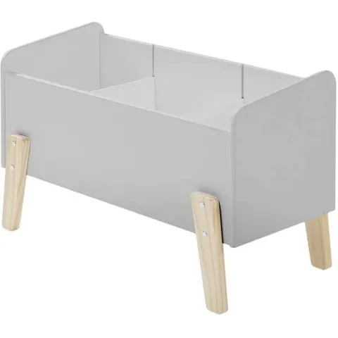 Coffre à jouets Vipack Kiddy - Gris cool – image 3