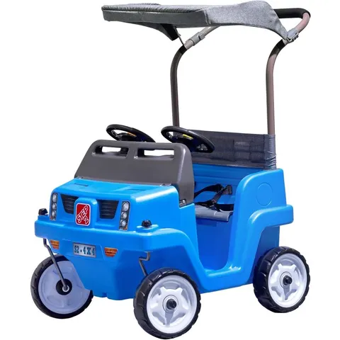 Step 2 Step2 Chariot SideBySide Push Around SUV Bleu 89x100x64cm – image 2