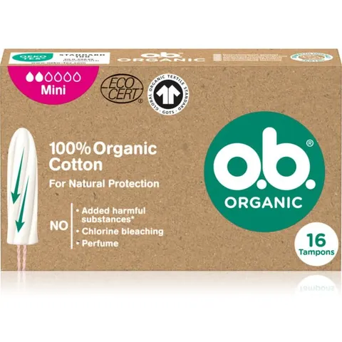 o.b. Organic Mini tampons 16 pcs – image 2
