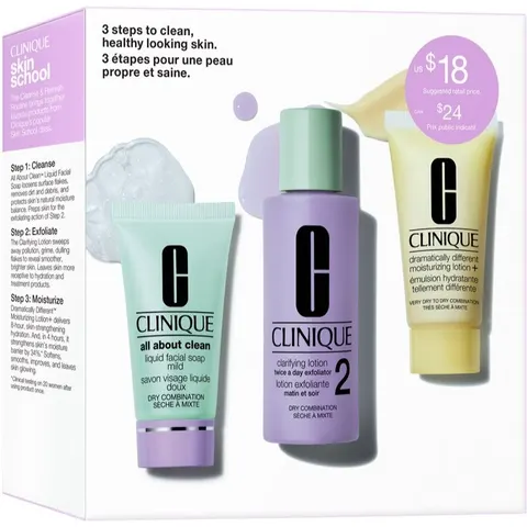 Clinique - Basic 3 Temps - Kit Découverte Routine Peau Sèche À Mixte – image 2