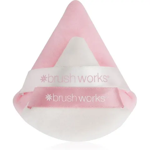 Brushworks Triangular Powder Puff Duo houppette – image 2