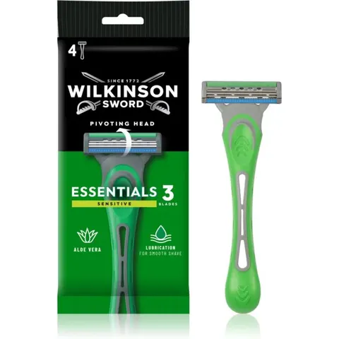 Wilkinson Sword Essentials 3 Sensitive rasoirs jetables 4 pcs – image 2