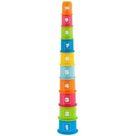 Chicco 2 in 1 Stacking Cups gobelets empilables 9m+ 10 pcs – image 2