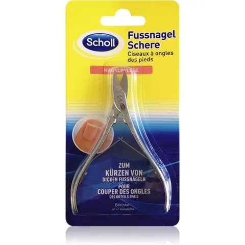 Scholl Toenail Scissors ciseaux à ongles droits 1 pcs – image 2