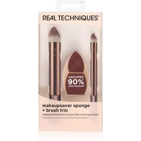 Real Techniques Makeup Saver Brush Trio kit de pinceaux – image 2