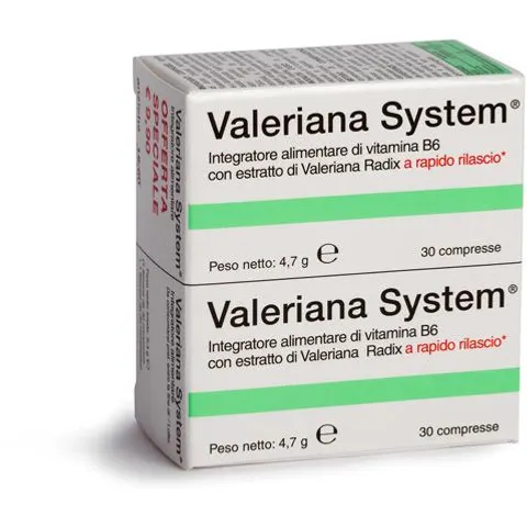valeriana system 30compresse+30compresse – immagine 4