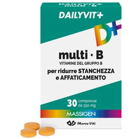 massigen Dailyvit+ MultiB Integratore Multiminerale 30 compresse – immagine 5