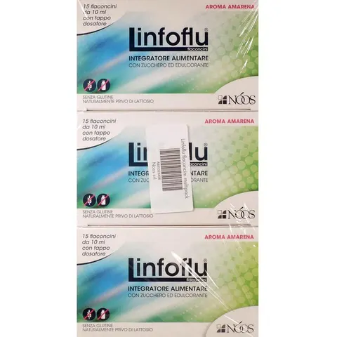 NOOS Srl Noos, Linfoflu Multipack, 6 astucci x 15 flaconcini – immagine 2