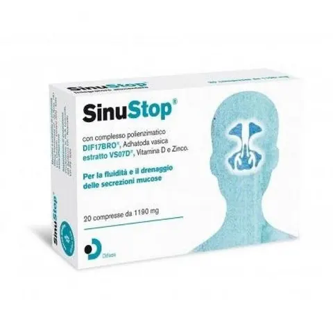 difass Sinustop 20 Compresse 1190mg – immagine 3