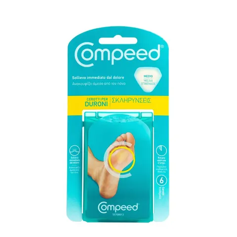 compeed Cerotti Per Duroni Medio 6 Pezzi – immagine 5