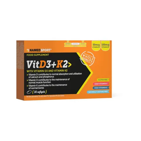 Namedsport Vit D3+k2 30 Softgels – immagine 5