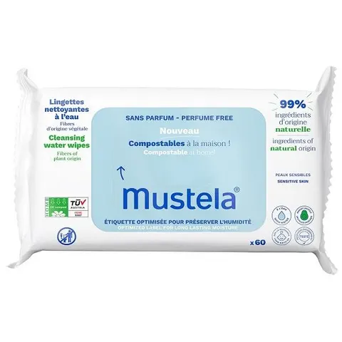 Mustela Salviette Acqua S/Prof – immagine 3