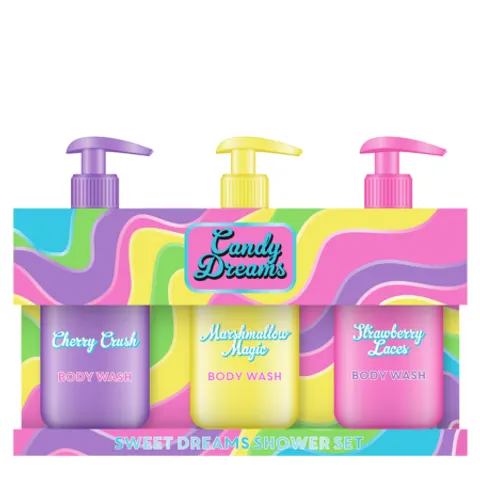 Set doccia Candy Dreams Sweet Dreams – 3 pezzi – immagine 2