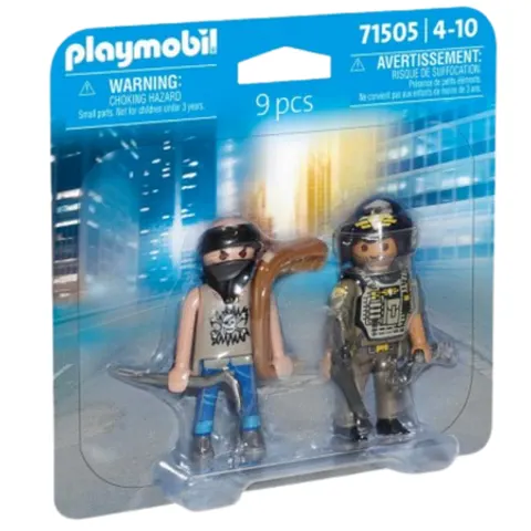 Playmobil Duo Pack "Polizia e ladro" – immagine 3
