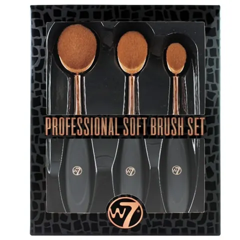 Set di 3 spazzole professionali morbide W7 – immagine 2