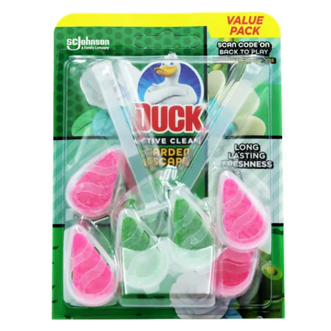 Blocco per WC Duck Active Clean Garden Escape – 2 pezzi – immagine 3