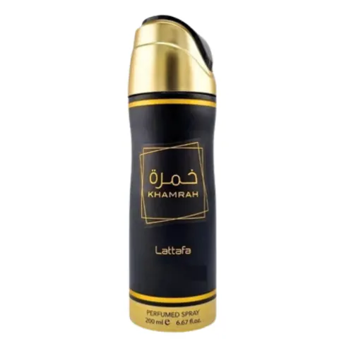 Lattafa Khamrah Perfumed Deo Spray - 200 ML – immagine 3